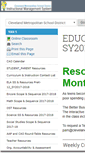 Mobile Screenshot of cleveland.schoolnet.com