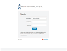 Tablet Screenshot of nisd.schoolnet.com
